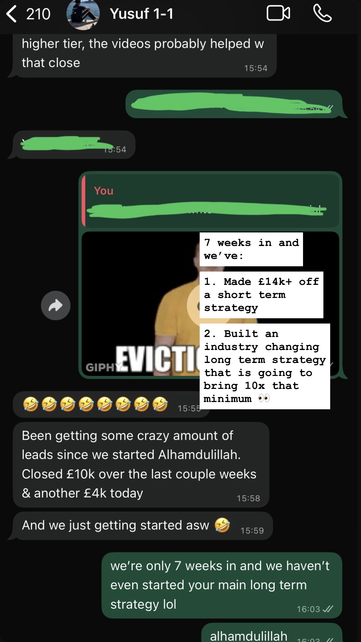 Yusuf revenue screenshot